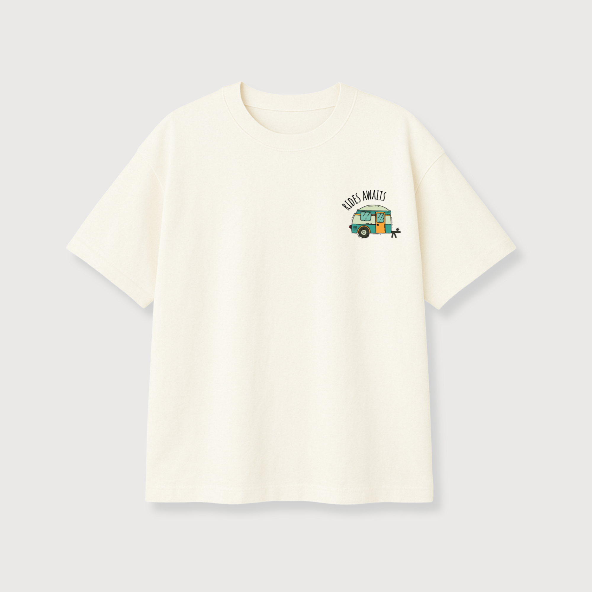 Ride Awaits — Oversized Tee